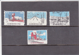 Denemarken: Kerstvignetten Albertslund Handbold 1983-1986 Cat 12.00 DKK - Emisiones Locales