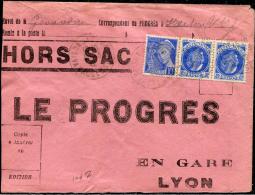 FRANCE - MERCURE - N° 407 + 507 (2), SUR HORS SAC DE VAISON LA ROMAINE LE 5/3/1942, POUR LYON  - TB - 1938-42 Mercurius