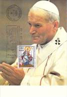 FRANCE  CATHOLIQUE VOYAGE  PAPE  JEAN PAUL II   Pope John Paul II Papst Johannes Paul II  PAPA Jonas Paulius II - Briefe U. Dokumente