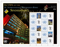 ONU Vienne 2013 - Feuille De Timbres Personnalisés - Bourse Du Timbre à Sindelfingen ** - Blocs-feuillets