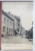 Cpa PRECURSEUR Neufchateau Rue De Longlier Animé Hotel Gofflot OLIVIER Patissier Voyagé 1909 Timbre Cachet Meix Virton - Neufchâteau