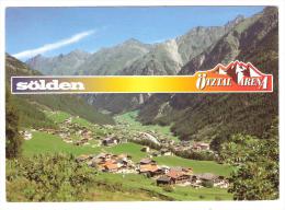 SÖLDEN,Tirol, Ötztal Arena, Österreich; Gesamtansicht; 1992, TB - Oetz