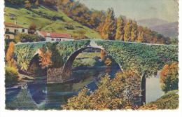 BIDARRAY -  Le Très Pittoresque Et Vieux Pont En Dos D´âne Sur La Nive - Yvon 8 - Vierge - Tbe - Bidarray