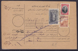Turkei - 1926 ? - Paketkarte Von Samsoun2 Nach Amassia - Marken Mit Kontrollschnitt - - Lettres & Documents