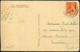 FRANCE - MERCURE - N° 415, SUR CP D'ARLES LE 15/4/1942, POUR CAVAILLON  - TB - 1938-42 Mercurius