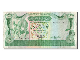 Billet, Libya, 5 Dinars, TTB - Libië