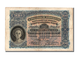 Billet, Suisse, 100 Franken, 1934, 1934-07-19, TTB - Suisse