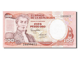 Billet, Colombie, 100 Pesos Oro, 1991, 1991-08-07, NEUF - Kolumbien