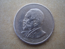 KENYA 1966  FIFTY CENTS   KENYATTA Copper-Nickel  USED COIN In GOOD CONDITION. - Kenia