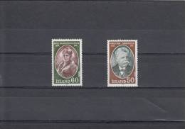 Islandia Nº 481 Al 482 - Unused Stamps