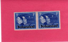 BECHUANALAND 1945 PEACE VICTORY 3 P PAIR PACE 3 D COPPIA MH - 1885-1964 Protectoraat Van Bechuanaland