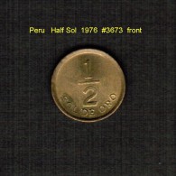 PERU    1/2  SOL  1976  (KM # 265) - Pérou