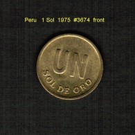 PERU    1  SOL  1975  (KM # 266.1) - Perú
