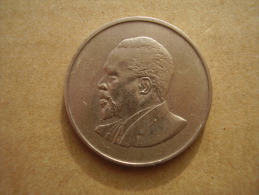 KENYA 1968  ONE SHILLING  KENYATTA Copper-Nickel  USED COIN In GOOD CONDITION. - Kenya
