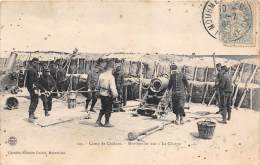 Militaire   Guerre 14/18   Camp De  Châlons  Mortiers De 220 - Materiale