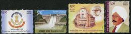 INDE 2013 - Personnages, Monuments, Barrages  - 4val Neufs // Mnh - Ungebraucht