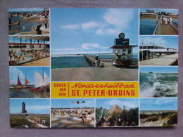A065 - Gruss Aus Dem Nordseeheilbad ST. PETER-ORDING 11 Ansichten Strandsegler Usw - St. Peter-Ording