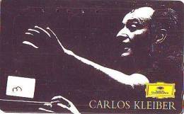 Telecarte JAPON * CARLOS KLEIBER (3) CONDUCTOR * DIRIGENT * Musique Music Muziek PHONECARD JAPAN - Musique