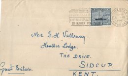 (117) Belgium Cover Posted To England  - 1947 - 1946 -10%