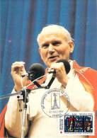 FRANCE CATHOLIQUE VOYAGE  PAPE  JEAN PAUL II   Pope John Paul II Papst Johannes Paul II  PAPA Jonas Paulius II - Briefe U. Dokumente