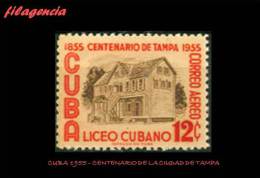 CUBA MINT. 1955-05 CENTENARIO DE LA CIUDAD DE TAMPA - Neufs