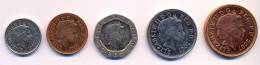 Great Britain UK Coins Set 2007 AUNC - UNC (Set 5pc.) ( 1 2 5 10 20 Pence) - Andere & Zonder Classificatie