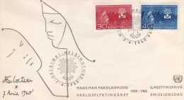 Finlande: 1960 Très Belle Fdc "année Mondiale Du Réfugié" Très Belle Illustration De Jean Cocteau - Refugees