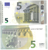 NEW 5 € 2013 ITALIA Italie SERIE SF Mario Draghi FDS UNC DA MAZZETTA Soudoyer S002J1 Cod.€.153 - 5 Euro