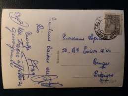 39/201    CP   TO BELGIUM - Storia Postale