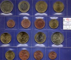 Stempelglanz Niederlande EURO-set 2001 Beatrix Stg 30€ Staatlichen Münze Prägeanstalt Den Haag 1C.-2€ Set Coin Nederland - Jahressets & Polierte Platten