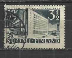 FINLAND 1938 - POST ANNIVERSARY 3,5 M - HELSINKI POST BUILDING - USED OBLITERE GESTEMPELT USADO - Used Stamps