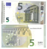 NEW 5 € 2013 ITALIA Italie SERIE SA Mario Draghi FDS UNC DA MAZZETTA Soudoyer S006D6 Cod.€.156 - 5 Euro