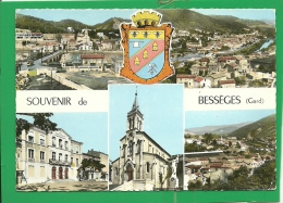 BESSEGES   - SOUVENIR DE BESSEGES   1 C     ( 4 VUES ) - Bessèges