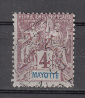 Mayotte     Scott No. 3   Used    Year  1892 - Gebraucht