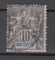 Mayotte     Scott No. 5  Used    Year  1892 - Oblitérés