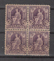 Cuba    Scott No.229   Mnh   Year  1899   Block Of 4 - Unused Stamps