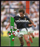 OUGANDA     BF 116  * *    ( Cote 7e )  Cup 1990     Football  Soccer Fussball - 1990 – Italien