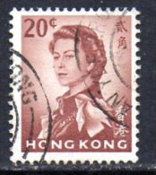 Hong Kong QEII 1962 20c Definitive, Fine Used - Usados