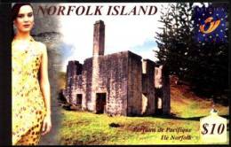 NORFOLK ISLAND, 2001, TOURISM, PERFUMES, YV#C.711 (II), BOOKLET, MNH - Isla Norfolk