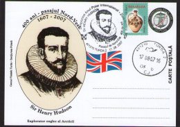 First International Polar Year 125 Years. Sir Henry Hudson - Arctic Explorer.  Turda 2007. - Año Polar Internacional