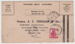 India 1971 Business Reply Envelope RRF TAX Stamped Postage Due Postal Stationary # 81032 - Enveloppes