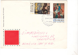 COVER FDC, PICTURE, 1970, ROMANIA - Lettres & Documents