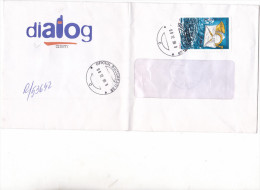 TELEFON DIALOG, COVER WITH ANTET, 1999, ROMANIA - Storia Postale