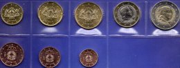 Lettland EURO-Einführung 2014 Stg. 22€ Stempelglanz Der Staatlichen Münze Riga Set 1C. - 2€ Coins Of Republik Of Latvija - Letland