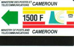 CAMEROON 1500 FR AUTELCA NO NOTCH CAM-07 CV$15US READ DESCRIPTION !!  SPECIAL PRICE  !!! - Kamerun