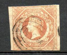 NSW  1854 (o) S&G # 101  Brownish Red  - Wmk 10 (12 Double-lined) - Gebruikt