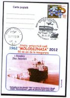 Antarctica - Molodiojnaia 50 Years. Obi Icebreaker. Turda 2012. - Bases Antarctiques