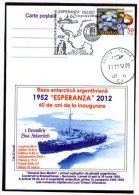 Antarctica - Esperanza 60 Years. General San Martin Icebreaker. Turda 2012. - Research Stations