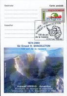 Ernest Shackleton 1874-2004 130 Years. Erebus - Antarctica. Turda 2004. - Polar Explorers & Famous People
