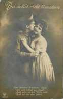 Militaria - Guerre 1914-18 - Patriotiques - Couples - Baiser - Allemagne - Carte Allemande - Du Sollst Nicht Hamstern - Guerra 1914-18